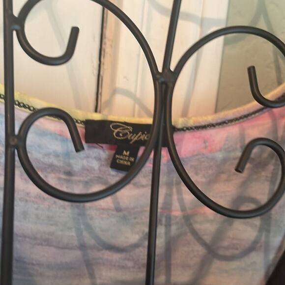 Cupio beach cover with black mesh trim multi color M - Picture 9 of 9